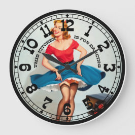 Reloj de pared Chica de anclaje