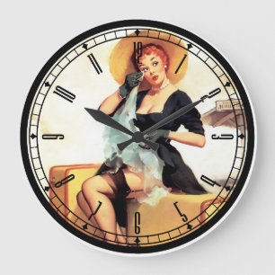 Reloj de pared Chica de anclaje