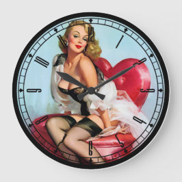Reloj de pared Chica de anclaje