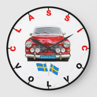 Reloj de pared clásico de Volvo