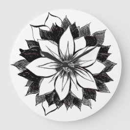 Reloj de pared CLÁSICO del POINSETTIA