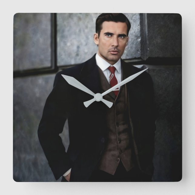Reloj de pared Classy Gentleman (Anverso)