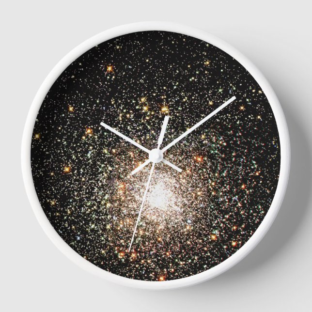 Reloj De Pared Clúster de estrellas de la Vía Láctea (Anverso)