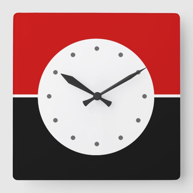 Reloj de pared colorido moderno (Anverso)