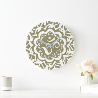 Reloj de pared con arte Ohm