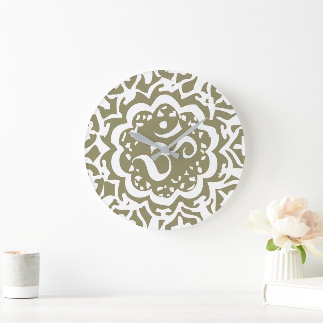 Reloj de pared con arte Ohm (Hogar)