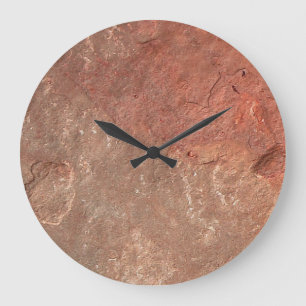 Reloj de pared con aspecto de piedra moderno