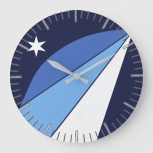 Reloj de pared con bandera de Columbia, SC