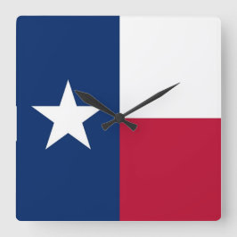 Reloj de pared con bandera de Texas, Estados Unido