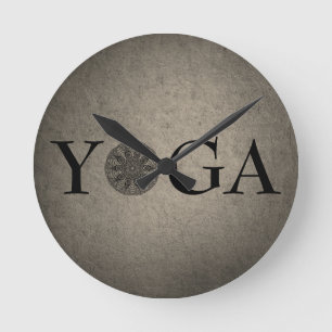 Reloj de pared con clase de la YOGA