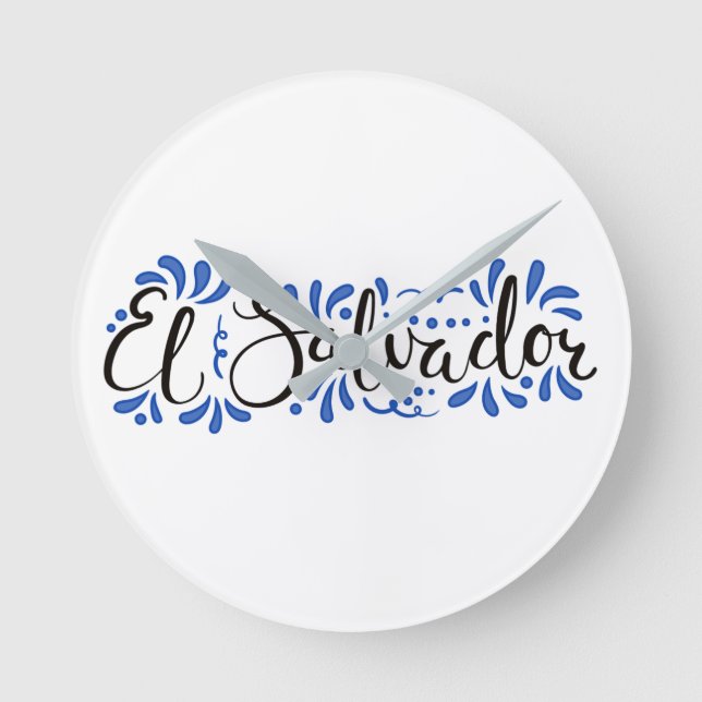 Reloj de Pared con Diseño de El Salvador  (Anverso)