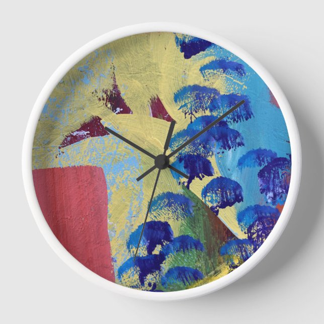Reloj de pared con diseño de otro mundo (Anverso)