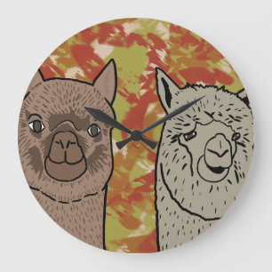 Reloj de pared con diseño Llamas