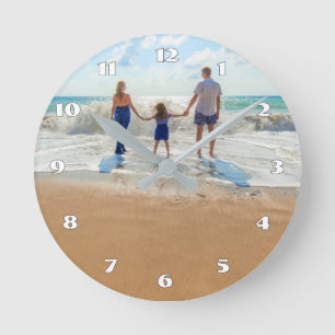Reloj de pared con foto personalizada