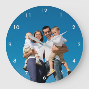 Reloj de pared con foto personalizada