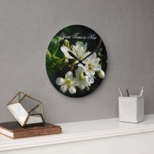 Reloj de pared con nombre personalizado de arte de