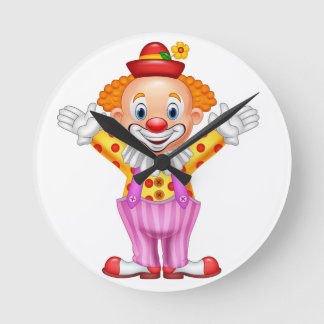 reloj de pared con payaso