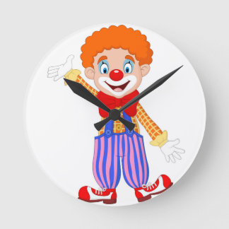 reloj de pared con payaso