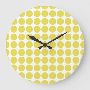 Reloj de pared con puntos de polka mini