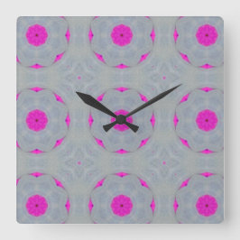 Reloj de pared con "Susurro de fucsia"