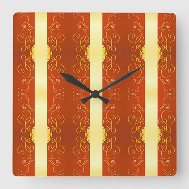 Reloj de pared con trabajo de estilo clásico (Anverso)