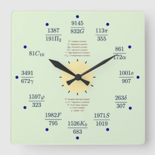 Reloj de pared (constantes)