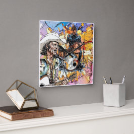 Reloj de pared creativo de Nickys Creative Art