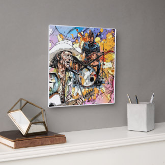 Reloj de pared creativo de Nickys Creative Art