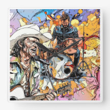 Reloj de pared creativo de Nickys Creative Art