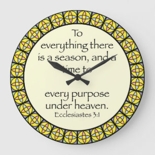 Reloj de pared cristiano - 3:1 de Ecclesiastes