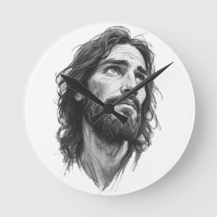 Reloj de pared cristiano Jesús Cristo