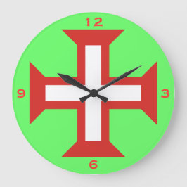 Reloj de pared cruzado de Portugal