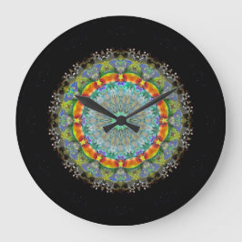Reloj de pared Crystal Mandala