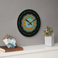 Reloj de pared Crystal Mandala