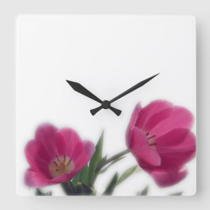 Reloj de pared cuadrado