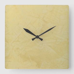 Reloj de pared cuadrado acabado falso Tuscan Sun