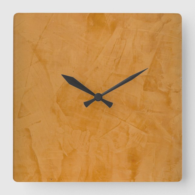 Reloj de pared cuadrado Dante Faux Finish (Anverso)