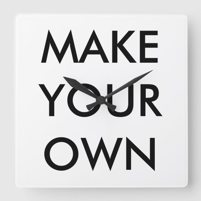 Reloj de pared cuadrado de 10,75" personalizado pa (Anverso)