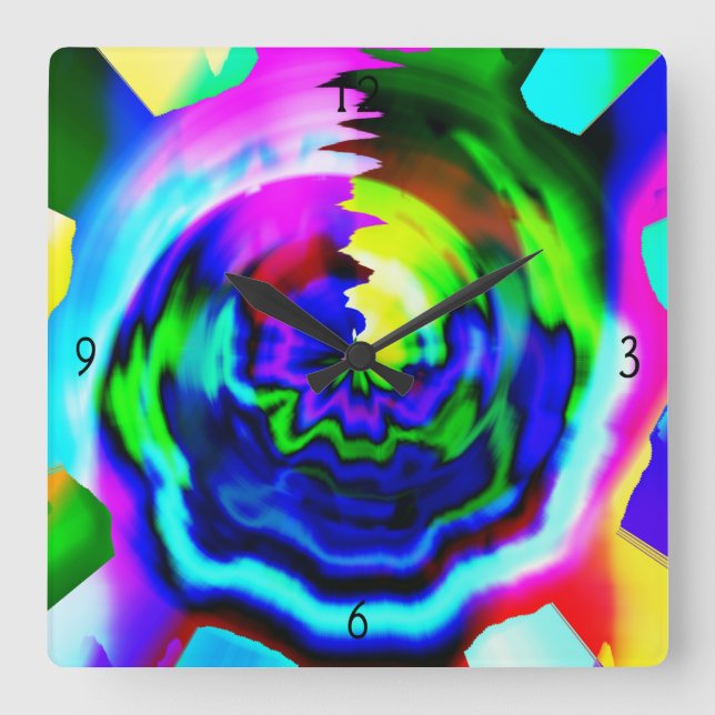 RELOJ DE PARED CUADRADO DE 1962 (Anverso)