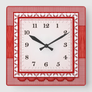 Reloj de pared cuadrado de acrílico minimalista mo