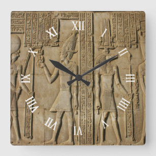 Reloj de pared cuadrado de Egipto