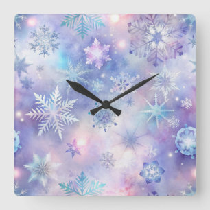 Reloj de Pared Cuadrado de Estrella de Galaxia Soñ