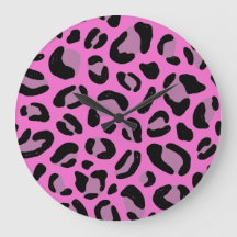 Reloj de pared cuadrado de impresión de animales d
