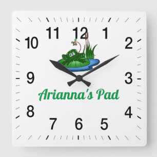 Reloj de pared cuadrado de la almohadilla de Arian
