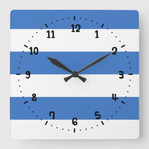Reloj de pared cuadrado de la bandera de Tallin, E
