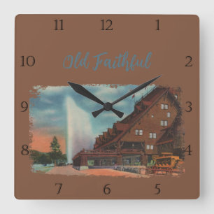 Reloj de pared cuadrado del Personalizado de la vi