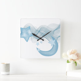 Reloj de pared cuadrado moderno de acrílico para e