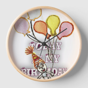 Reloj De Pared Cumpleaños