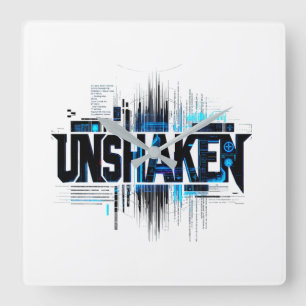 Reloj de pared Cyberpunk impasible