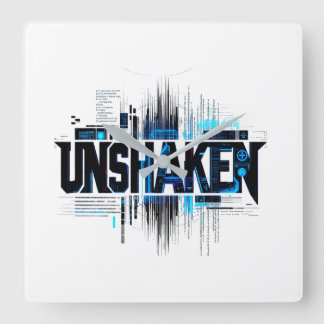 Reloj de pared Cyberpunk impasible